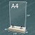Подставка для меню "Тейбл тент" из Хвои А4 вертикально (Тип-5)