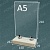 Подставка под меню "Тейбл тент" из Хвои А5 вертикально (Тип-6)