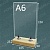Подставка для меню "Тейбл тент" из Дуба А6 вертикально (Тип-5)